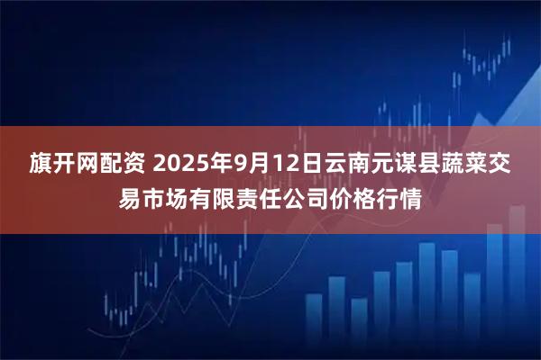 旗开网配资 2025年9月12日云南元谋县蔬菜交易市场有限责任公司价格行情