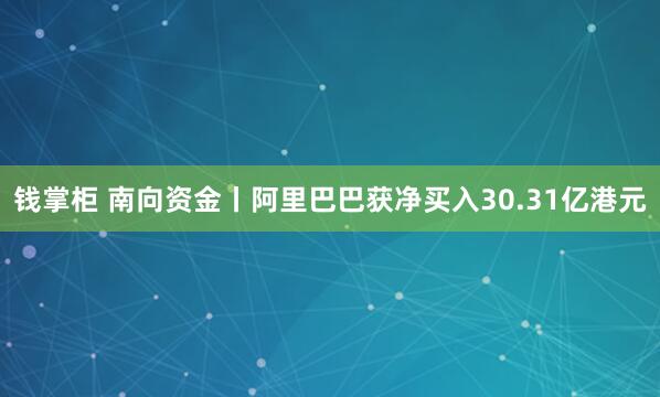 钱掌柜 南向资金丨阿里巴巴获净买入30.31亿港元